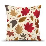 Подушка декоративная с фотопечатью 40х40 см, ткань смесовая, 'Осень'