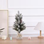 Новогодняя композиция с гирляндой (50см) (3587)