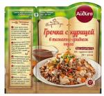 Гречка с курицей в томатно-грибном соусе, двойной пакет , 36 г
