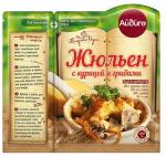 Жюльен с курицей и грибами , двойной пакет , 40 гр