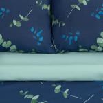 *Постельное бельё евро «Этель. Эвкалипт (вид 2)», поплин