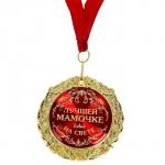 Медаль в бархатной коробке «Лучшей мамочке на свете», d=7 см