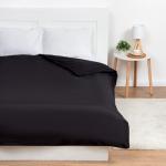 Пододеяльник 2-спальный «Этель», 175?215 см, чёрный, поплин