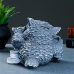 Копилка для денег «Сова с совятами и книгой», 17?15 см