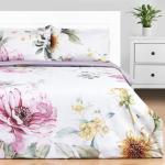 Постельное бельё 1.5-спальное LoveLife Bloom, мако-сатин