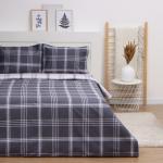 Постельное бельё 1.5-спальное LoveLife Square gray, сатин