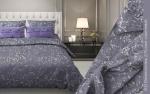 Комплект постельного белья (КПБ) Бязь "Бояртекс" диз. № 202 Валенсия, 2/9 Вид, сине-сиреневый (L)