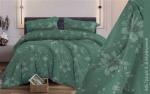 Комплект постельного белья (КПБ) Бязь "Бояртекс" диз. № 346 Грация, 3/8 Вид, изумрудный (L)