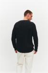 NORVEG Cotton Джемпер мужской "косы" цвет черный