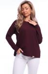 Лонгслив "Сиара", длинный рукав (бордовый)
