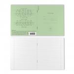 .Тетрадь 12 л. школьная ученическая ErichKrause Классика зеленая, 12 листов, линейка (в плёнке по 10 шт.)