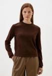 NN Джемпер женский круглый ворот, 5% WS, 20% VI, 30% PC, 45% NY, цвет шоколад
