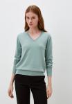 IC Джепер женский V-вырез, 5% WS, 20% VI, 30% PC, 45% NY, цвет пыльно серо-зеленый