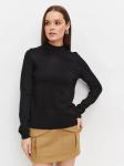 NN Джемпер женский стойка ворот, 5% WS, 20% VI, 30% PC, 45% NY, цвет черный