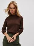 NN Джемпер женский стойка ворот, 5% WS, 20% VI, 30% PC, 45% NY, цвет шоколад