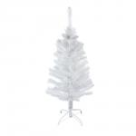 Ель 120 см, 200 веток, белая, ПВХ, 26-37