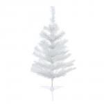 Ель 60 см, 60 веток, белая, ПВХ, 26-35