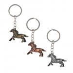 Брелок "Лошадка" тм СНОУ БУМ, 4,5x3см, металл, 3 цвета