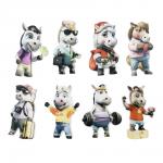 Брелок Лошадка 6 см, акрил 3 мм, печать УФ, 8 дизайнов.