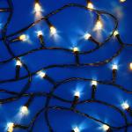 СНОУ БУМ Гирлянда эл. вьюн 20м, 200LED, шампань, 8 режимов, ПВХ черный, 220В