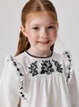 Блузка детская для девочек Vega белый