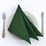 Салфетка декоративная 40х40, саржа, 'Зеленый СЗ'