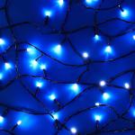 СНОУ БУМ Гирлянда эл. вьюн 10м, 100LED, белый, режим стробоскоп, ПВХ черный, 220В