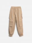 Брюки детские для девочек Exinacey бежевый