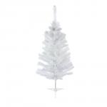 Ель 90 см, 90 веток, белая, ПВХ, 26-36