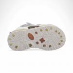 LED-сандалии С551-13 бело фиолетовые п/п