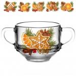 Бульонница стеклянная 480мл "Со вкусом праздника" 5 видов D53772/06