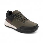 Кроссовки на меху А698-8 хаки