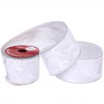 Лента для декорирования "Мгновение" 6,3 см, 2,7 м, Белый