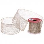 Лента для декорирования "Сказка" 6,3 см, 2,7 м, Шампань