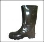 Модель 1080. Cапоги специальные из ПВХ с металлическим подноском, цвет Оливковый-черный-черный