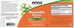 NOW Экстракт Босвеллии 765мг 120 капс (BOSWELLIA EXTRACT 250mg 120 CAPS)