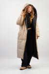 Пальто Rivoli 1065.1 черный/бежевый