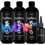 BIO-ЗАВИВКА от Hair Sekta: набор для завивки волос (3 х 500 мл): Light, Hard, Neutralizer/Фиксатор, флакон с аппликатором (100 мл)