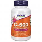 NOW "Витамин С-500" 100 капс 828мг (VITAMIN C-500 ASCORBATE 100 CAPS)