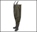 Nordman Expert Pro Сапоги рыбацкие из ЭВА с надставкой "полукомбинезон", утепленные, Мужские, цвет Оливковый