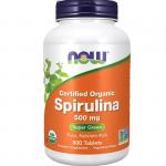 NOW Спирулина натуральная  535,45мг 500 таб ( NATURAL SPIRULINA 500mg 500 TABS)