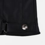 Перчатки мужские, безразмерные, без утеплителя, цвет чёрный