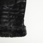 Перчатки мужские, безразмерные, с утеплителем, цвет чёрный