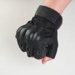 Перчатки без пальцев тактические мужские Storm tactic размер - L, черные