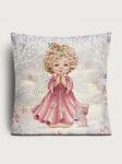 Ангел и зайчик Принцесса Наволочка 45х45 см 2108764 серебро