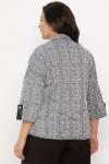 Блуза Лариса (серая) Б14312-18М