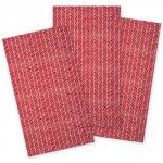 Набор декоративных полотенец 35х60 'NewYear' (3 шт.), рогожка, 100% хлопок, 'Елочка красная'