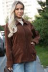 Жакет вельветовый Реджина (коричневый) Б14563-9М