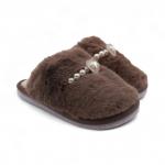 Тапочки меховые 10237 коричневые
