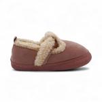 Тапочки-лоферы меховые К011-3 розовые